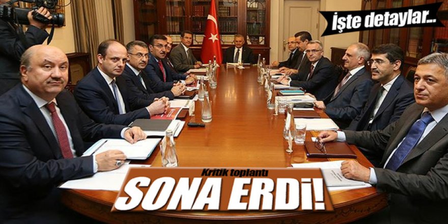 EKK toplantısı sona erdi