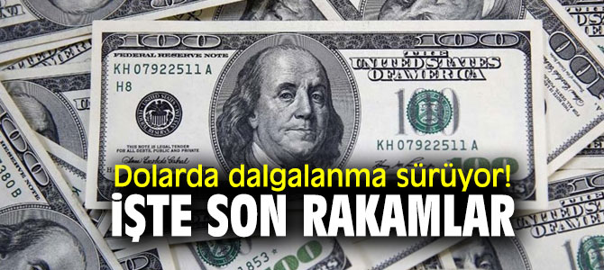 Dolarda dalgalanma sürüyor! İşte son rakamlar...