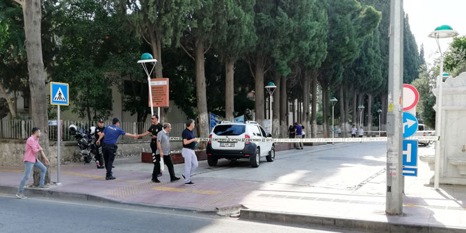 Askerlik şubesi yanında şüpheli çanta paniği