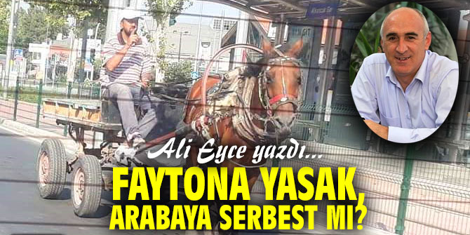 Faytona yasak, arabaya serbest mi?