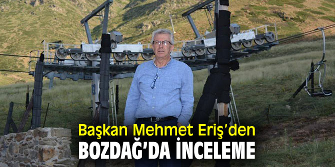 Başkan Eriş, incelemeler yaptı