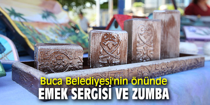 Buca Belediyesi’nin kursiyerleri el emeklerini sergiledi!