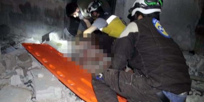 Suriye savaş uçakları İdlib’i bombaladı!