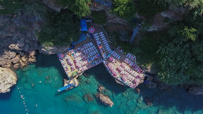 Falez plajlarına yoğun ilgi