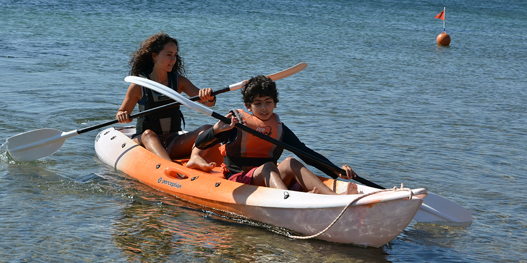 ‘Deniz Kanosu’yla engelleri aştılar