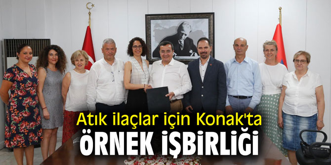 Atık ilaçlar için Konak'ta örnek işbirliği