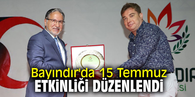 Bayındır'da 15 Temmuz etkinliği düzenlendi