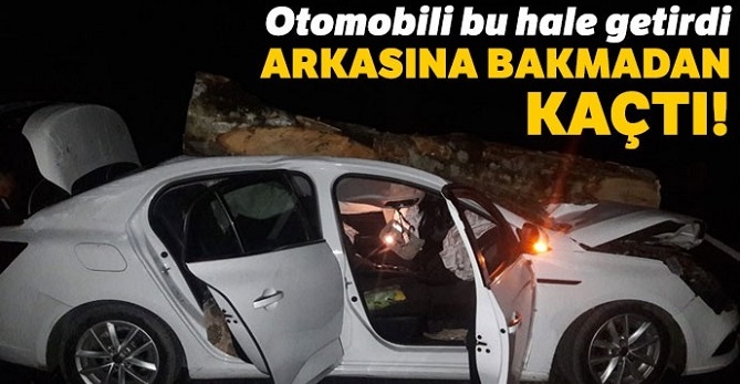 Otomobili bu hale getirdi!