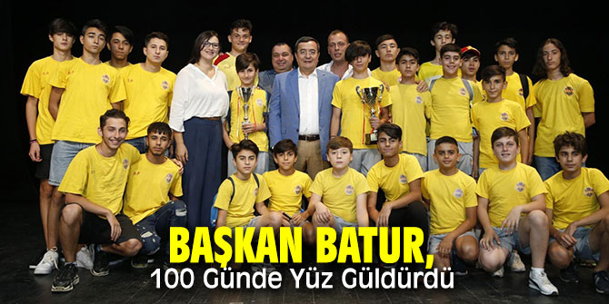 Başkan Batur, 100 günlük hizmet süresini doldurdu