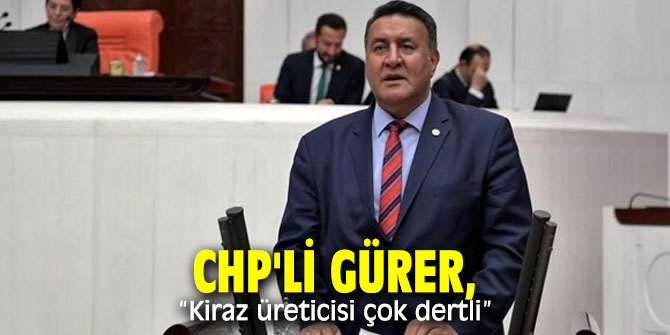 CHP'li Gürer, kiraz üreticileri ile bir araya geldi!