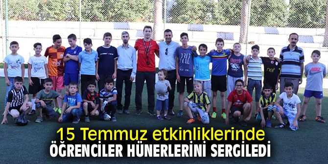 Tire'de öğrencilerin performansı beğeni topladı