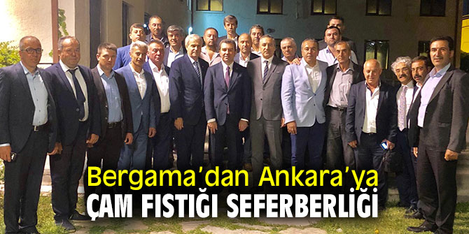 Başkan Koştu'dan Ankara’ya çam fıstığı çıkarması!