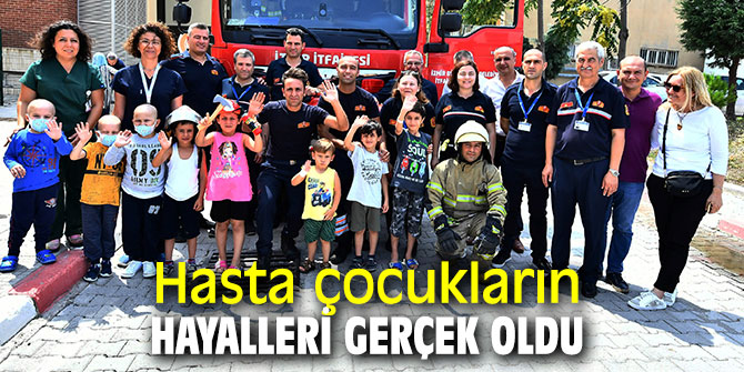 İzmir'de hastanede tedavi gören miniklere özel etkinlik!