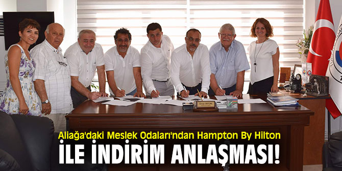 Aliağa'da indirim protokolü imzalandı!