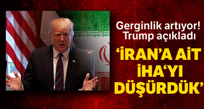 İran'a ait bir İHA'yı düşürdük