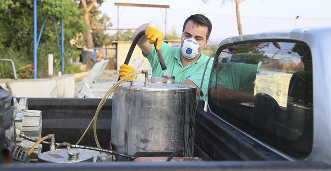 Sivrisinek ve haşere ile mücadeleye yoğunlaştı