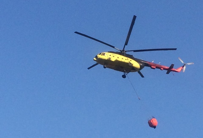 Urla İskele Mahallesinde Makilik Alan Yandı