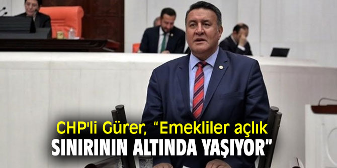 CHP'li Gürer, emeklilerin sorunlarını sordu!