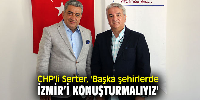 CHP'li Serter'den Mehmet İşler'e ziyaret!