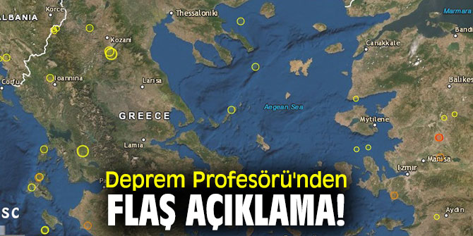 Deprem Profesörü'nden flaş açıklama!