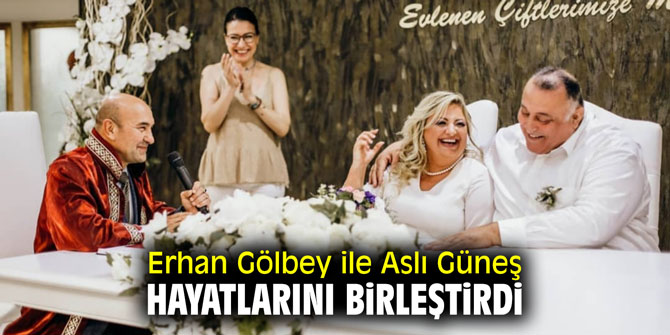 Erhan Gölbey ile Aslı Güneş hayatlarını birleştirdi