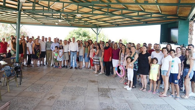 Necdet Budak’ın da katıldığı programda, renkli görüntüler oluştu.