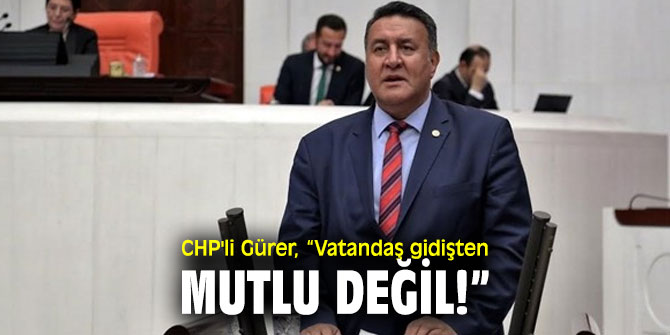 CHP'li Gürer, esnafı ziyaret etti!