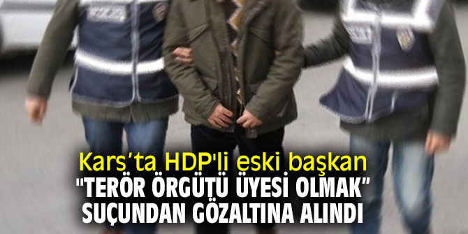 HDP'li eski başkana terör örgütü operasyonu!