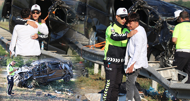 Minibüsün kontrolden çıkarak takla attı! 1 ölü, 10 yaralı