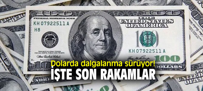 Dolarda dalgalanma sürüyor! İşte son rakamlar...
