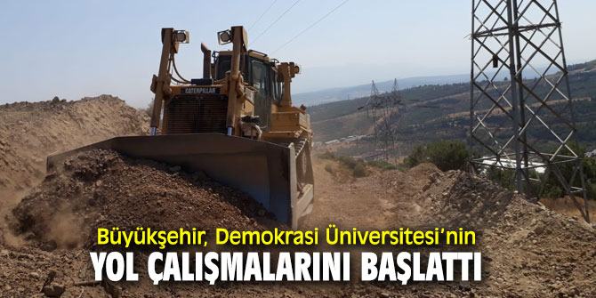 İzmir Büyükşehir Belediyesi yol çalışmalarına devam ediyor!