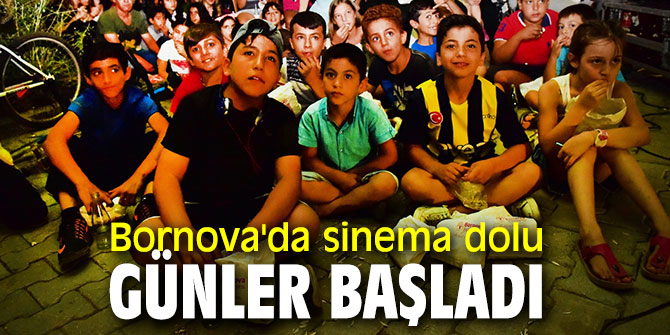 Bornova'da İzmir Film Festivali'nin gösterimine büyük ilgi