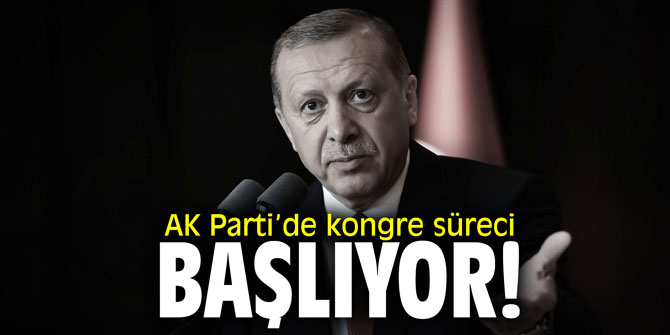Cumhurbaşkanı Erdoğan duyurdu... AK Parti’de kongre süreci başlıyor!