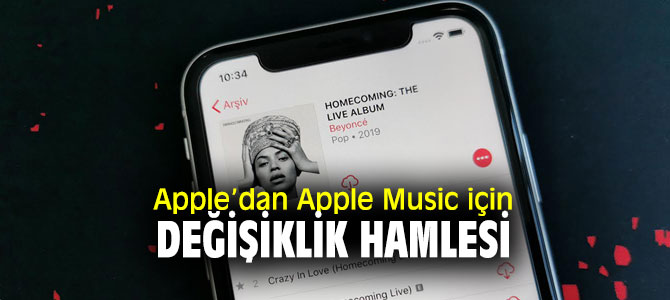 Apple Music değişiyor