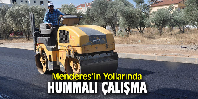 Menderes Belediyesi'nden az zamanda büyük iş 