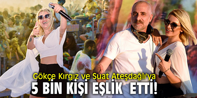 Gökçe Kırgız ve Suat Ateşdağlı'ya  5 bin kişi eşlik  etti!