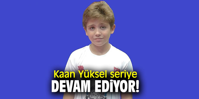 Kaan Yüksel, bir altın bir bronz madalya kazandı!