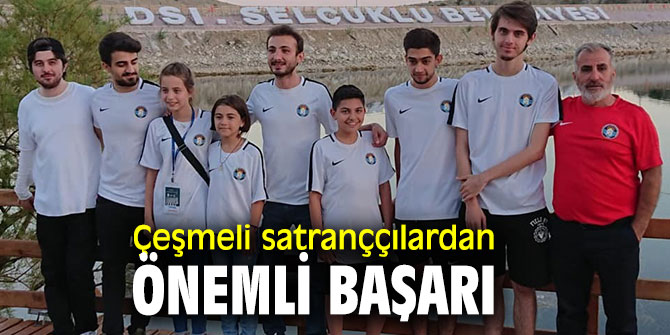 Çeşme Belediyespor Satranç Takımı'ndan büyük başarı!