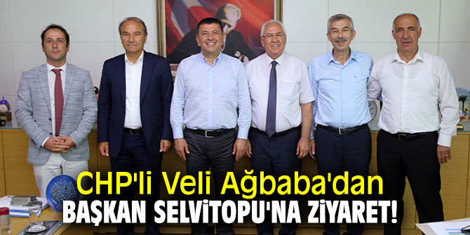 CHP'li Veli Ağbaba'dan Başkan Selvitopu'na ziyaret!