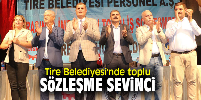Tire Belediyesi'nden personele zam!