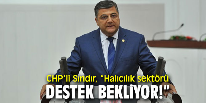 CHP’li Sındır, “Halıcılık sektörü destek bekliyor!”