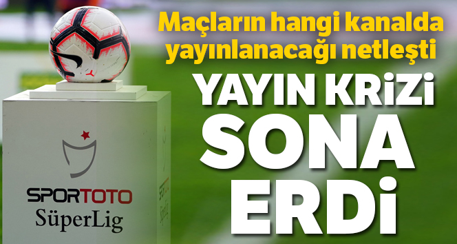 Süper Lig maçlarının yayın hakları için anlaşmaya vardı.