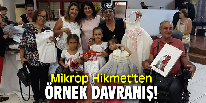 Mikrop Hikmet'ten örnek davranış!