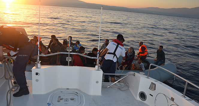 Kuşadası'nda 42 kaçak göçmen yakalandı