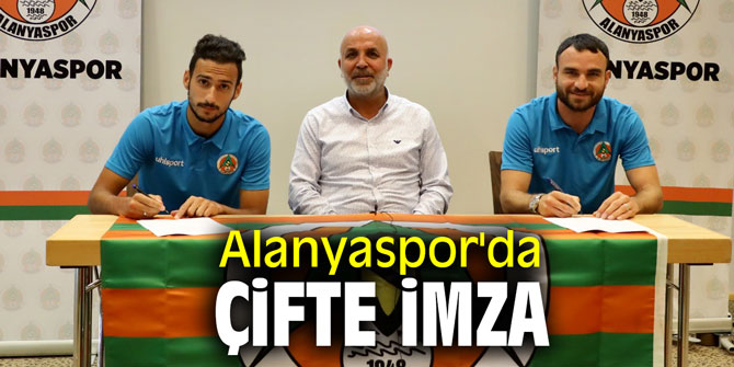 Alanyaspor'da çifte imza
