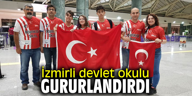 İzmirli devlet okulu gururlandırdı