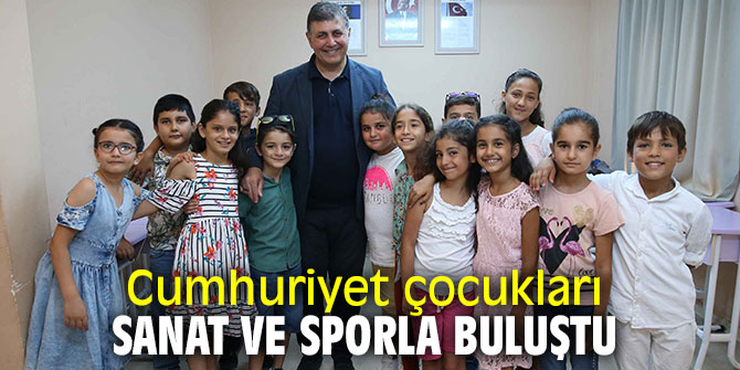 Karşıyaka Belediyesi, çocukları sanat ve sporla buluşturdu