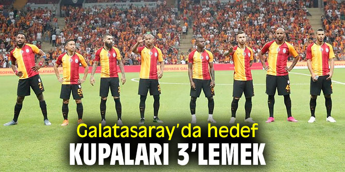 Galatasaray’ın yeni sezonda hedefi kupaları 3'lemek!