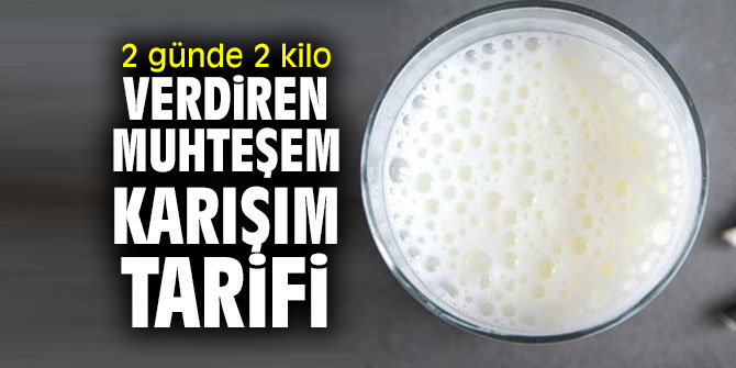 2 günde 2 kilo verdiren muhteşem detoks!