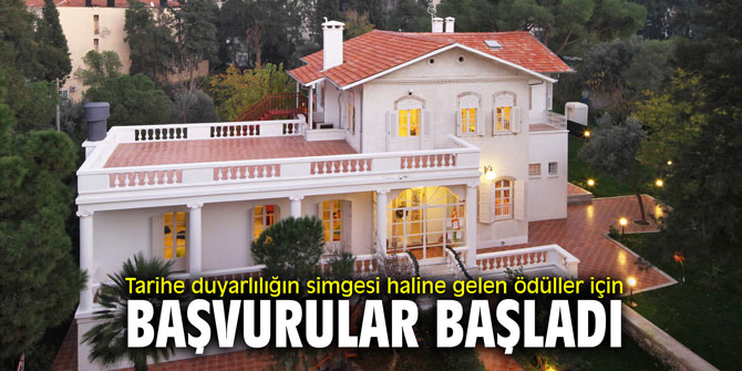 Tarihe duyarlılığın simgesi haline gelen ödüller için başvurular başladı